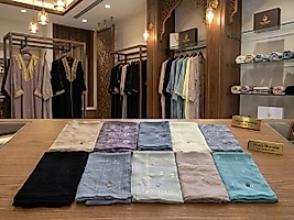 Sharqiaa Nakışlı Binnaji Şal - Premium Kalite Şal