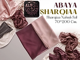 Sharqiaa Çift Renk Şal - Premium İki Renkli Abaya Şalı