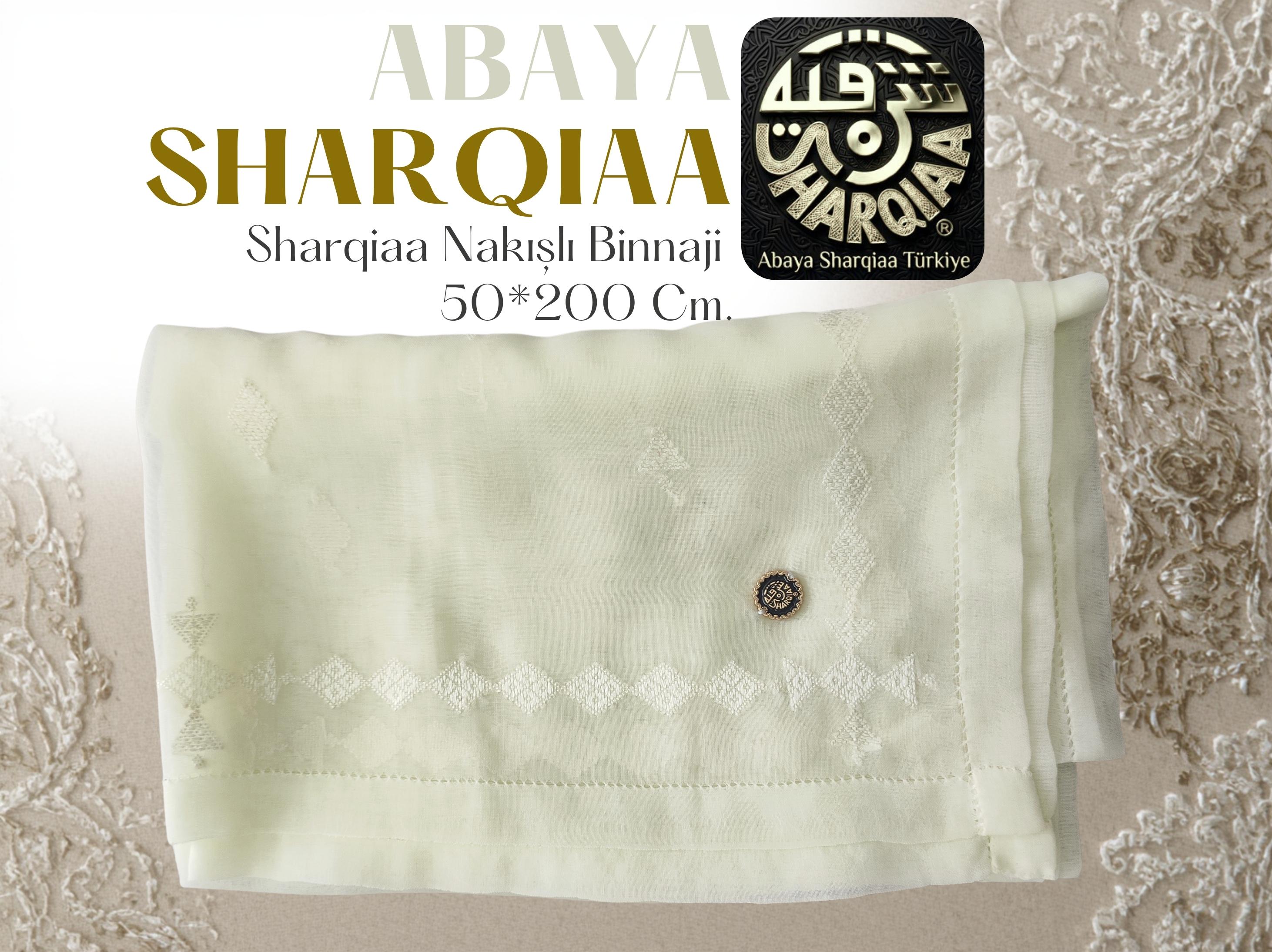 Sharqiaa Nakışlı Binnaji Şal - Premium Kalite Şal