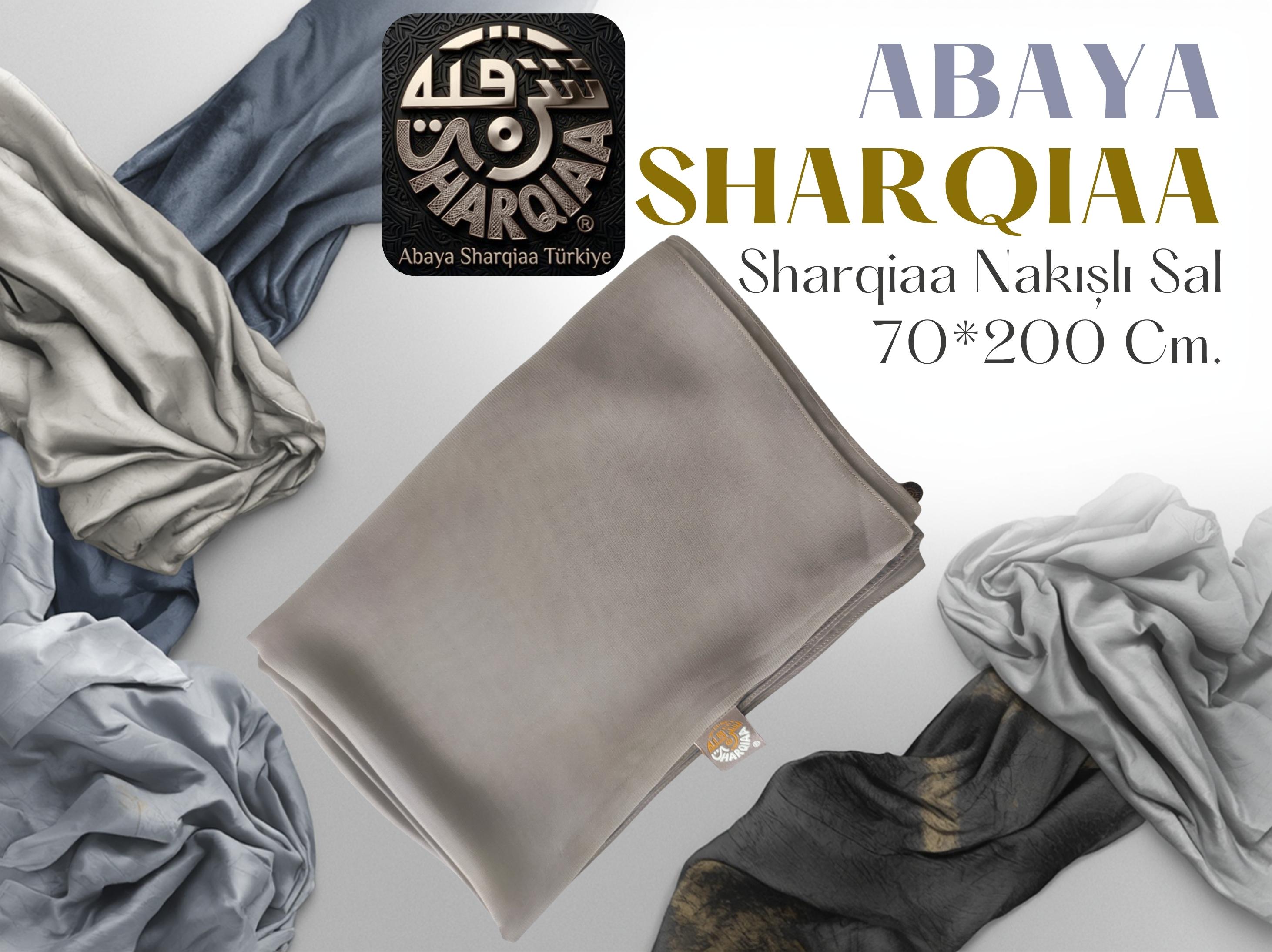 Sharqiaa Melike Model Şal - Lüks ve Asil Abaya Şalı